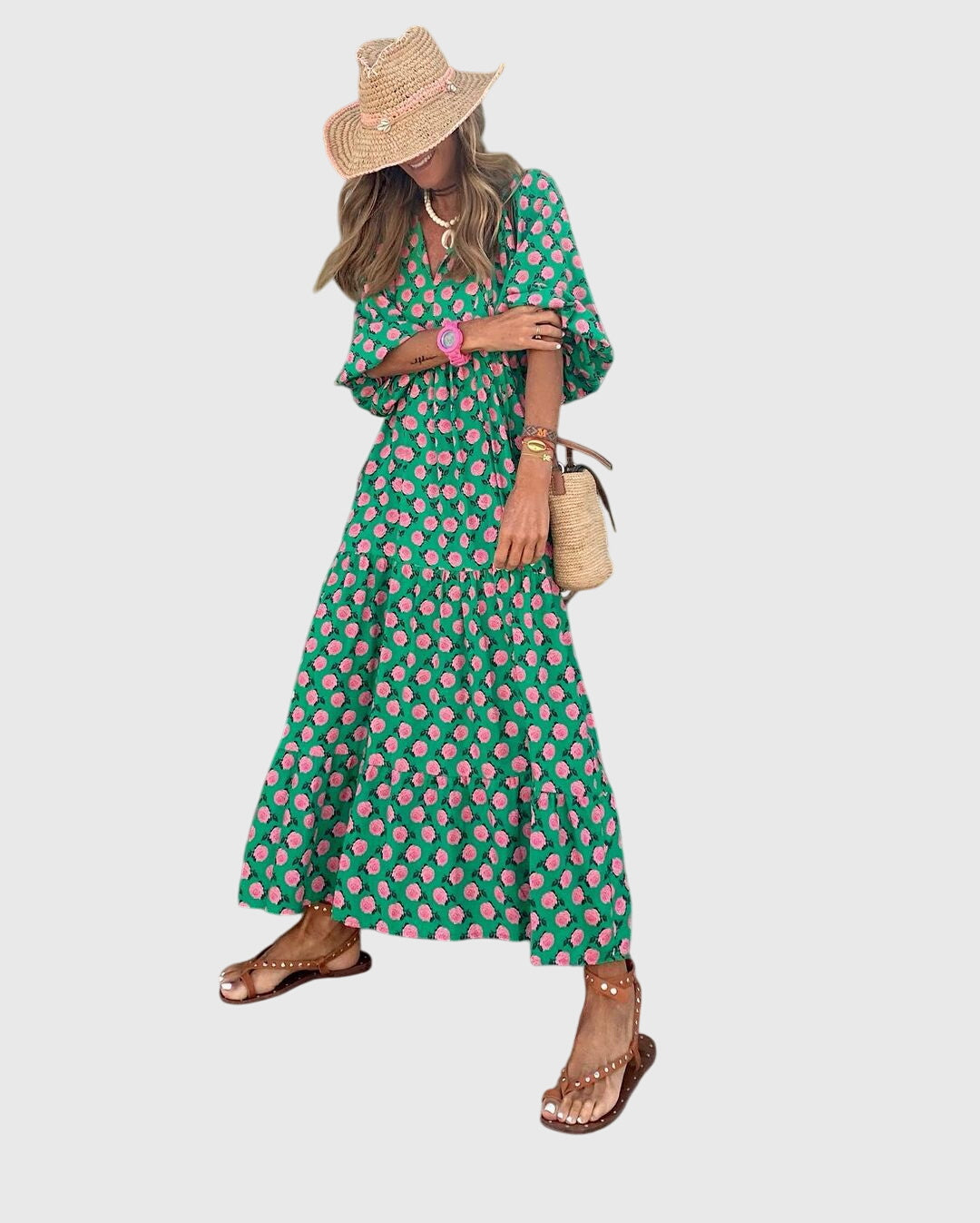 Daphne | Boho Maxi Dress