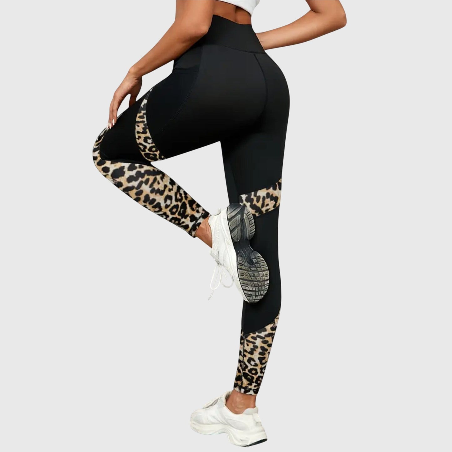 Paloma | High-Waisted Leopard Print Workout Pants