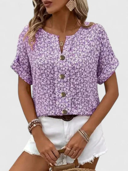 Zoey | Elegant Floral Summer Top