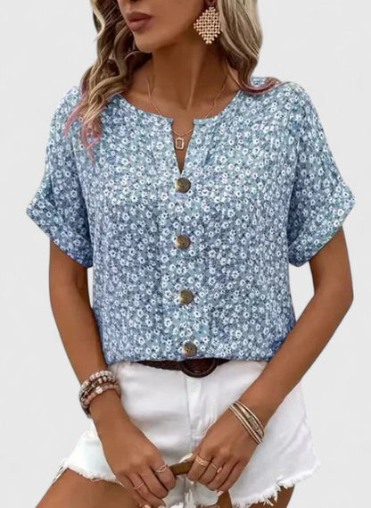Zoey | Elegant Floral Summer Top