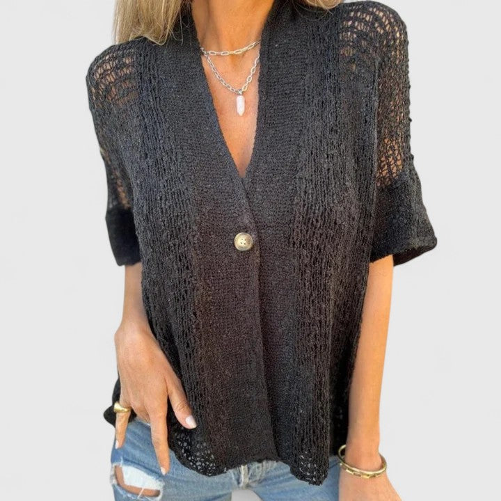 Hannah | Elegant Knitted Shirt