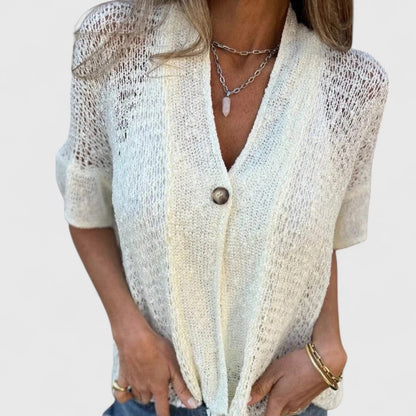Hannah | Elegant Knitted Shirt